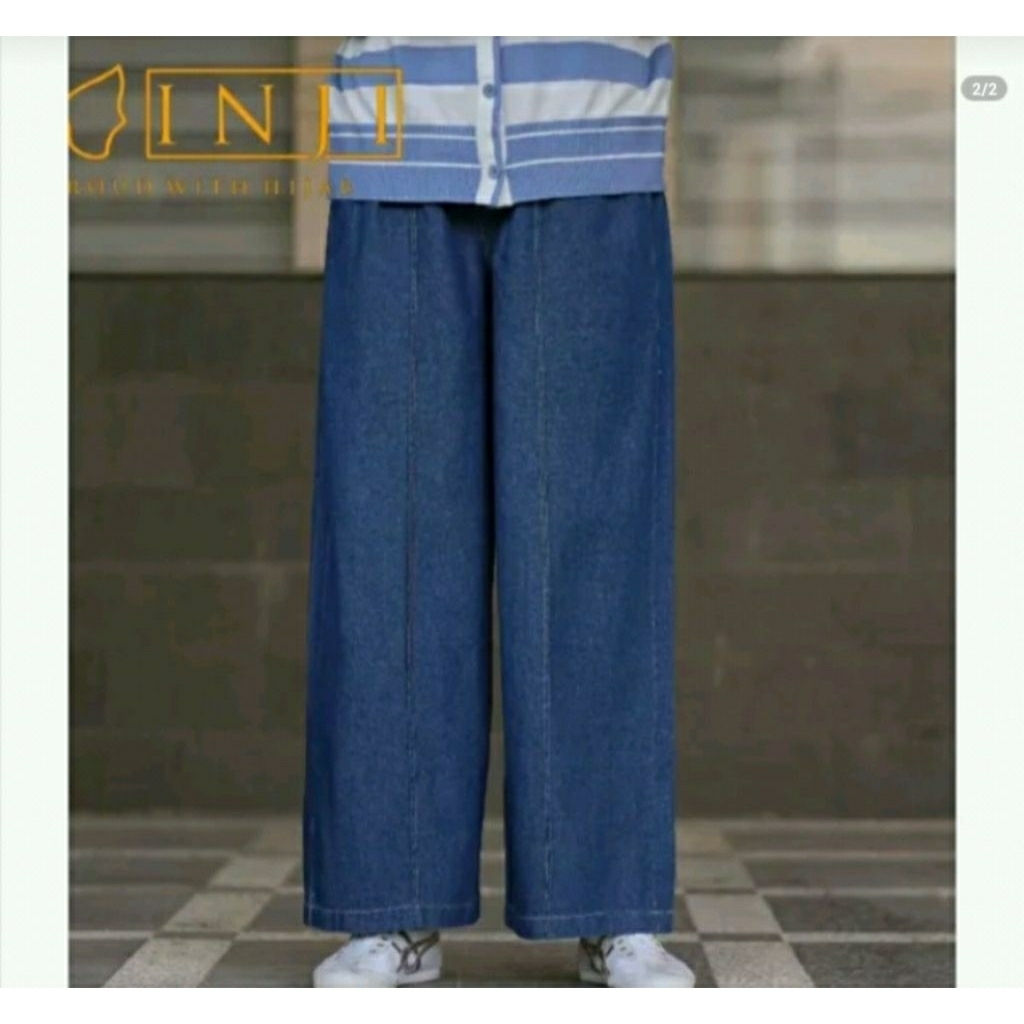 CELANA KULOT JEANS INJI ORIGINAL BY INJI