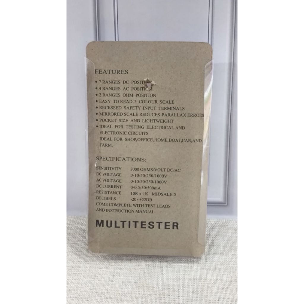 multitester analog mini merk koss