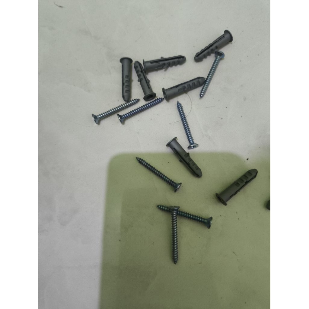 Pengait Sekrup Bor Tembok Baut S6 Expander(5 PCS)