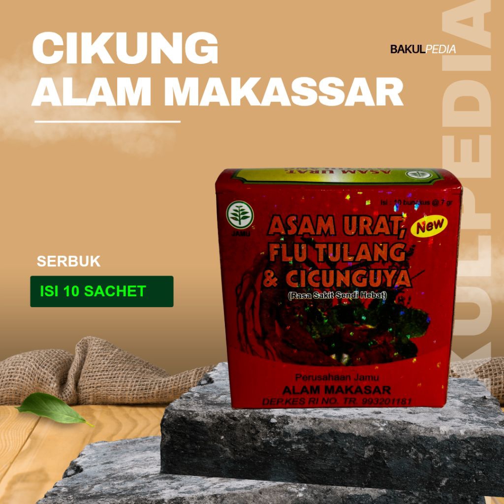 

Serbuk ramuan herbal Cikung Alam Makassar bantu redakan rasa tidak nyaman pada tulang sendi