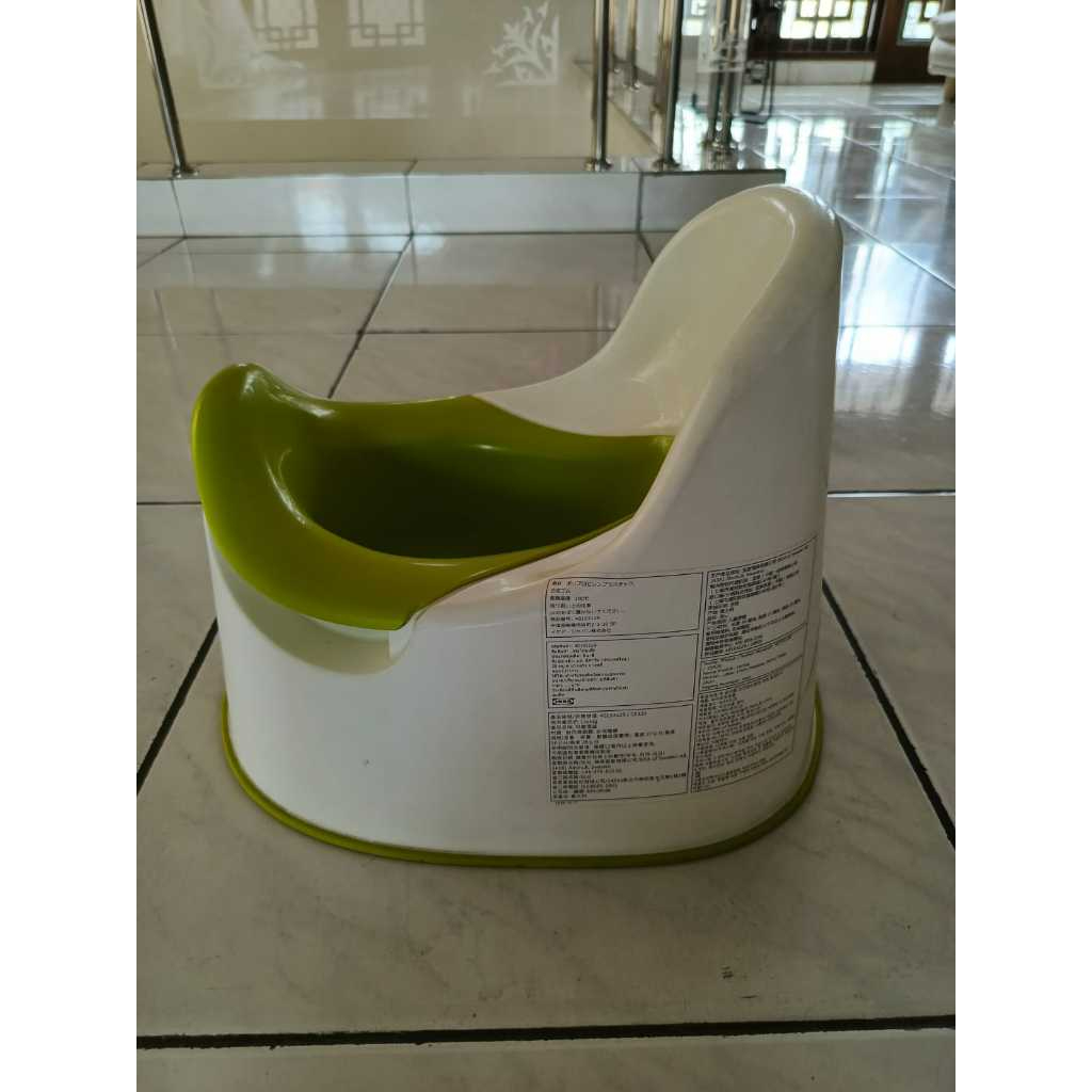 Potty Anak Toilet Training IKEA LOCKIG Hijau Putih Preloved