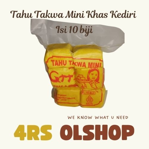 

Tahu Takwa Mini Khas Kediri Isi 10 biji