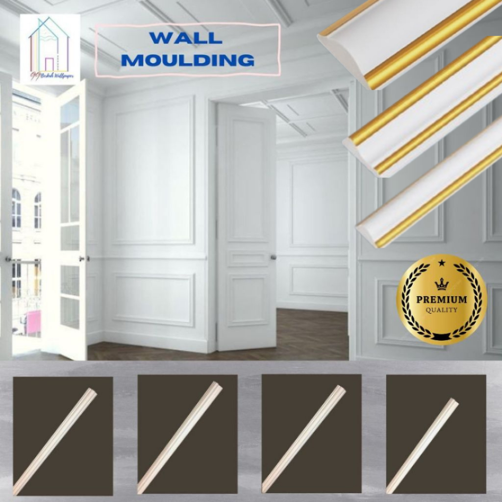 PROMO Wall Moulding Premium Quality | Wainscoting Dinding Profil | 290CM