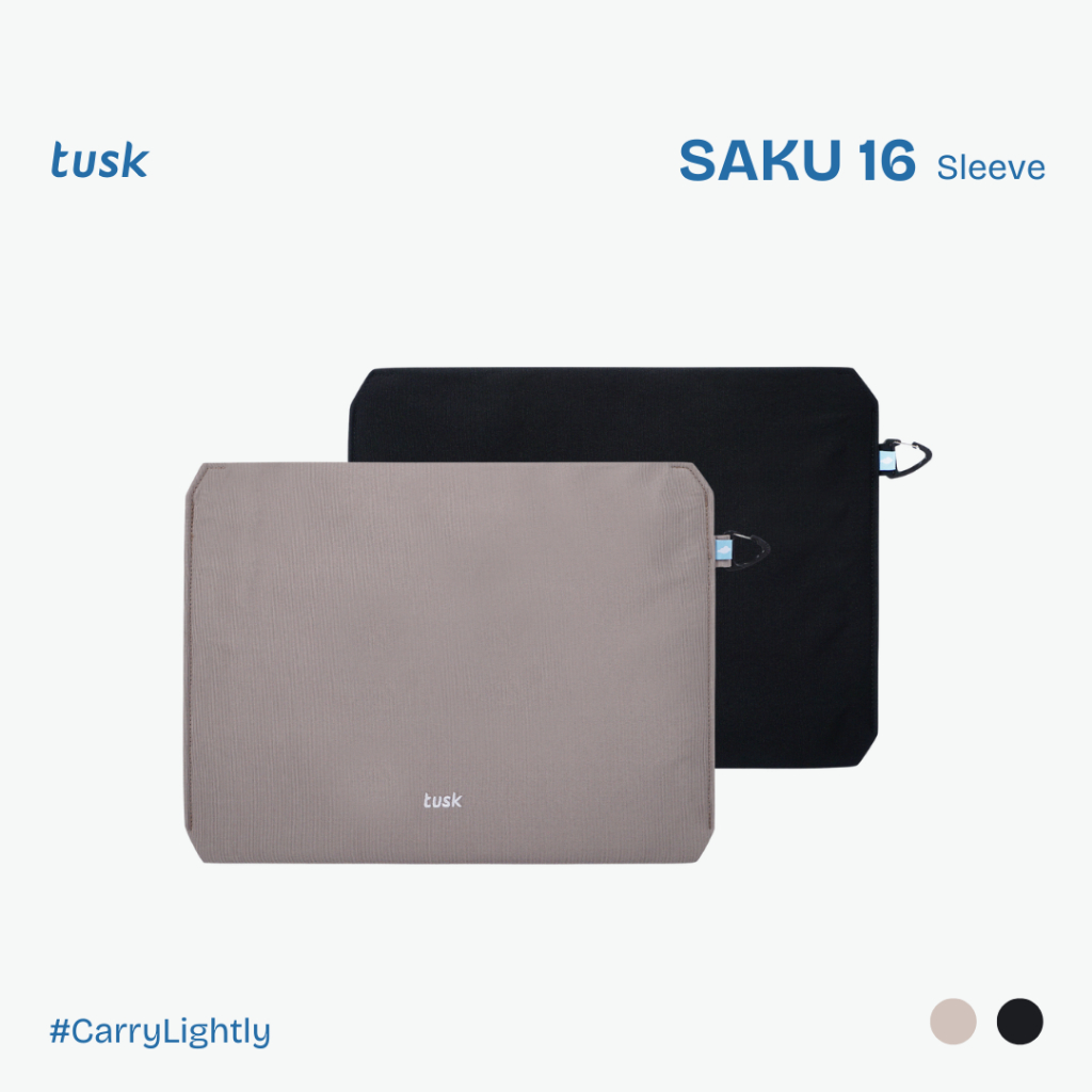 Tusk Saku Tas Laptop Tipis Laptop Sleeve Sarung Laptop Magnet 16 inch
