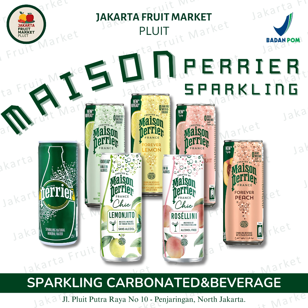 

Minuman Maison Perrier Sparkling Carbonated&Beverage Variant