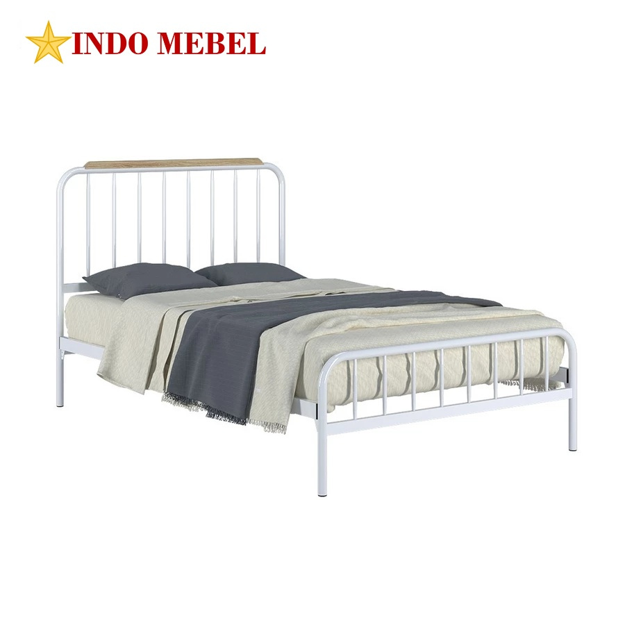 Ranjang Besi Tempat Tidur Marina Bed 120 x 200 / No. 3 (Tanpa Kasur) Promo Murah Ready Makassar