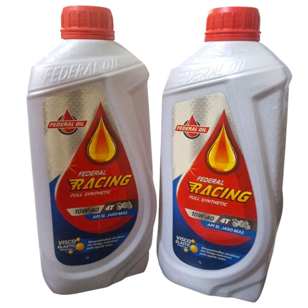 Oli Federal Racing 10W-40  1Lt Oli Mesin Federal 1000ml Oli Mesin Ultratec 1lt Mpx