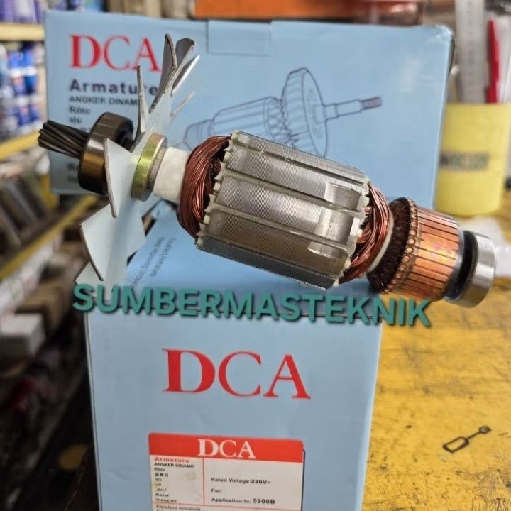 ARMATURE DONGCHENG DMY235 ANGKER ROTOR DINAMO MESIN CIRCULAR SAW 9" DONGCHENG DMY 235