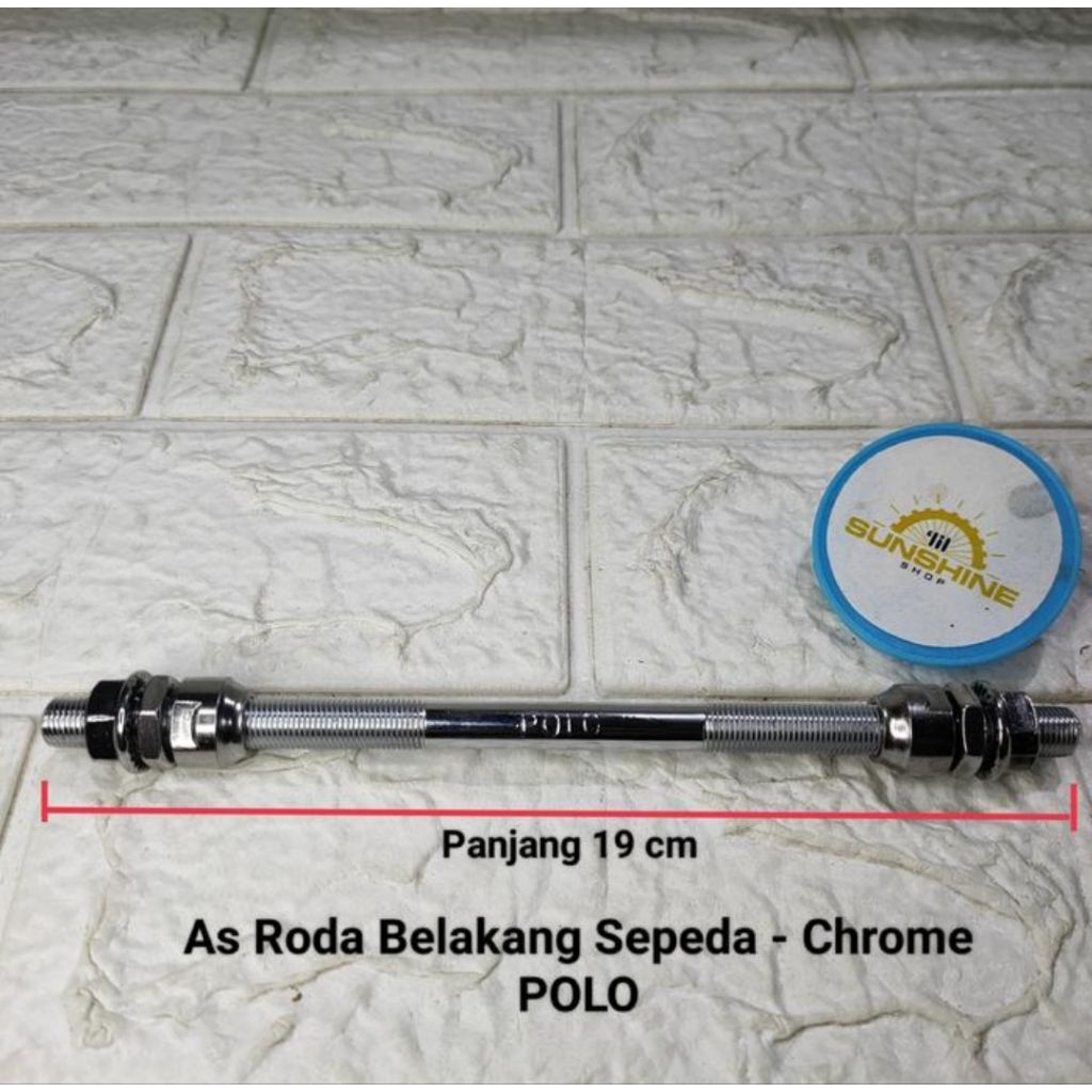 As Hub Roda  Belakang POLO Chrome Sepeda Anak BMX Mini MTB Onthel Ontel