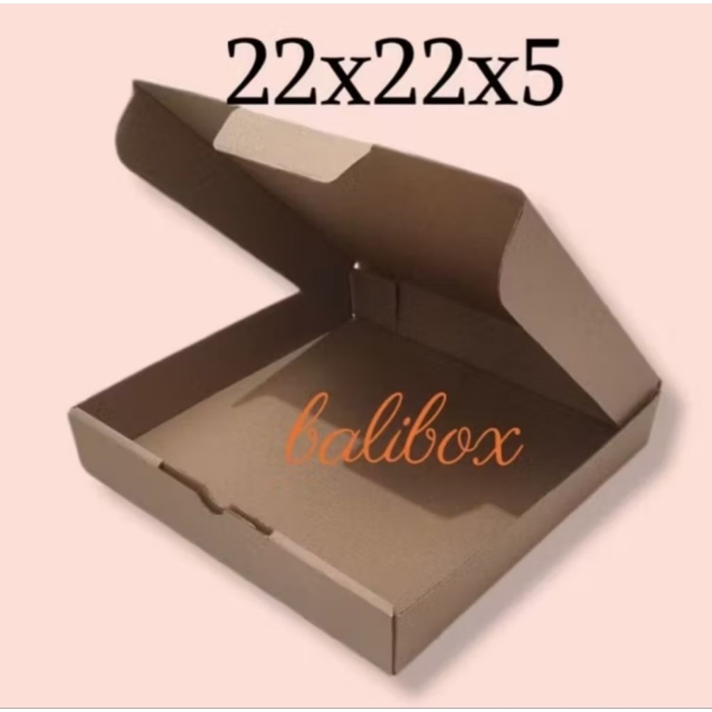 

Box pizza die cut 22x22x5