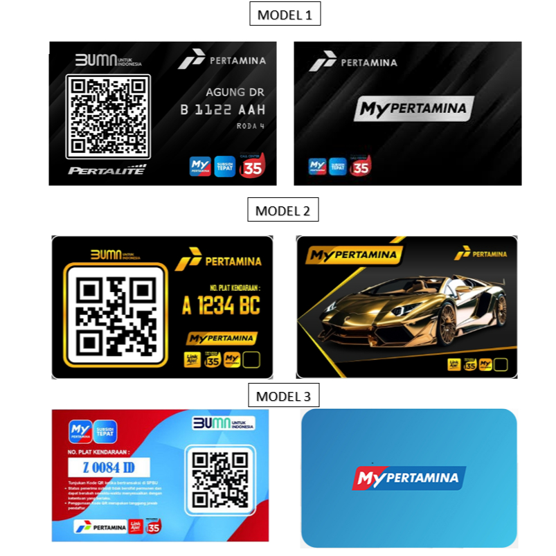 

Cetak Kartu Bar Code My Pertamina model terbaru bahan PVC tebal sehari jadi