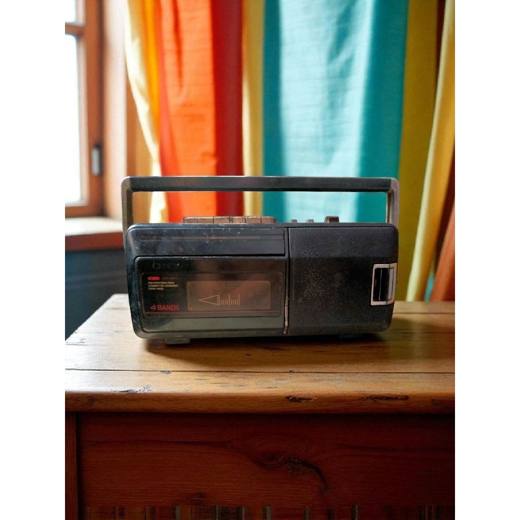 Sony Radio Tape Recorder CFM 140S Antik Jadul Vintage