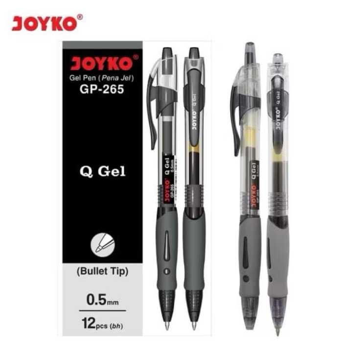 

( 4 BIJI ) Gel Pen / Pulpen / Pena Joyko GP-265 / Q Gel / 0.5 mm