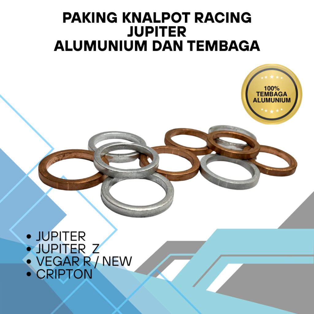 Paking Knalpot Asbes Knalpot Alumunium Tembaga Racing Jupiter z Vega Cripton