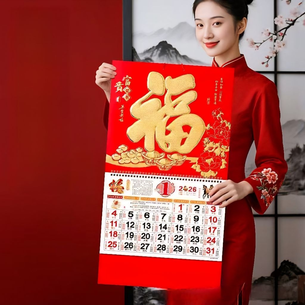 

5312 Kalender Tahun 2026 Kalender Yuanbao Hoki 2026 Kalender Tahun Kuda Kalender imlek Fengshui