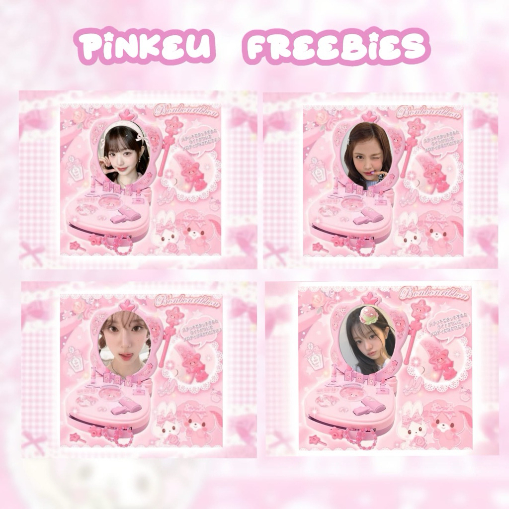 

[24 PCS} PINKEU freebies postcard