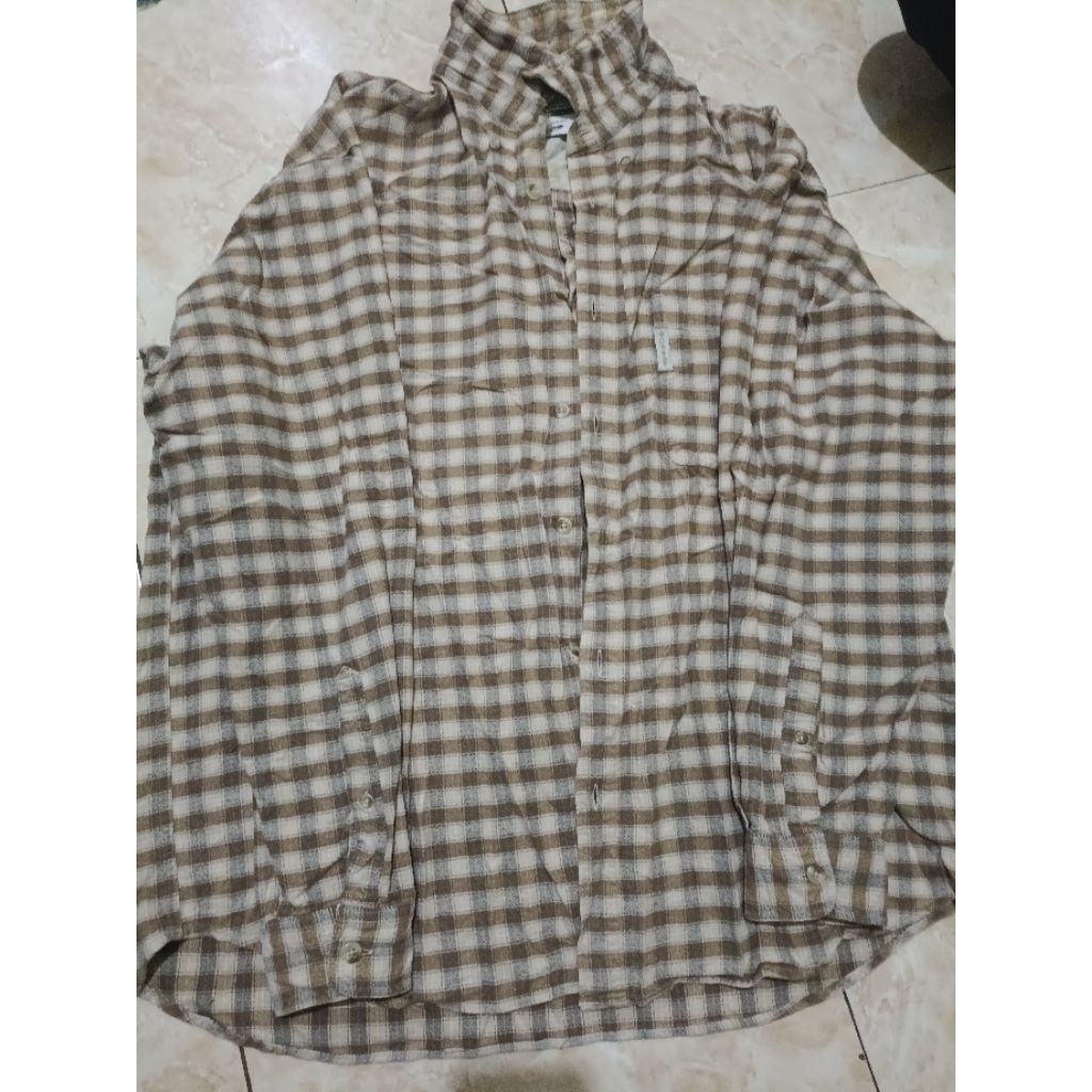 Kemeja flanel oversize COLUMBIA ori preloved