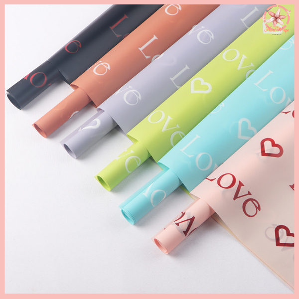 

PACK 20 Flower Wrapping Paper Varian love Kertas Buket Bunga Cellophane Florist Kertas Kado KB6172