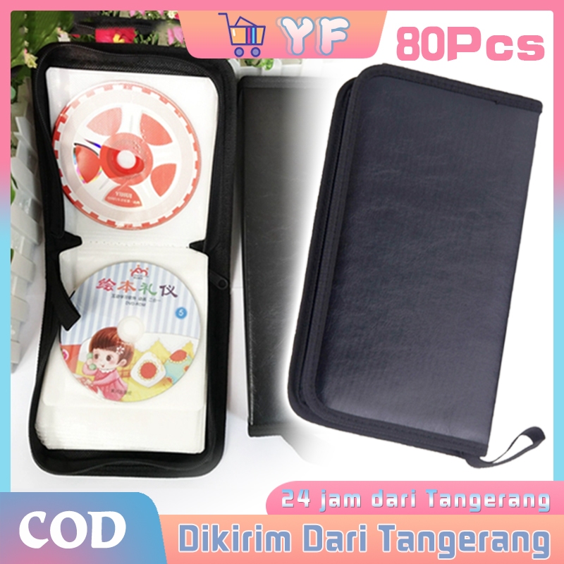 DVD CVD Tas Penyimpanan Kaset Dapat Menampung 80pcs Disc Storage Bag