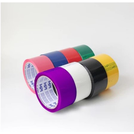

Isolasi Warna-Warni 48mm - Lakban Opp Tape Warna 48mm Hijau Kuning Biru Merah Bening