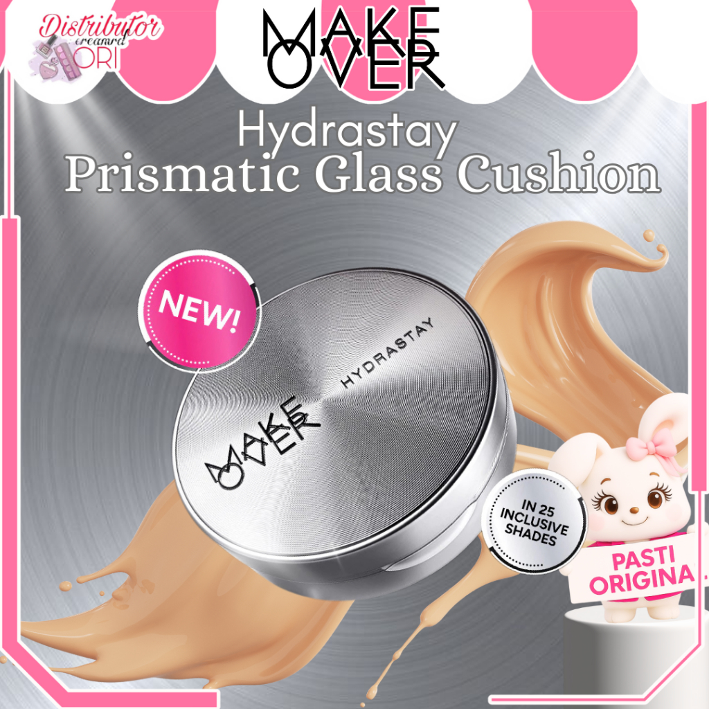 MAKE OVER Hydrastay Prismatic Glass Cushion High Coverage Glow Cushion Plumpy Skin Tint | Distributo