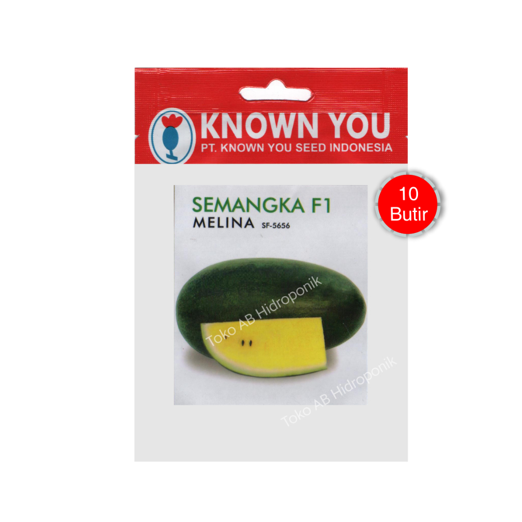 10 Butir - Benih Semangka Kuning Melina F1 SF-5656 Known You Seed