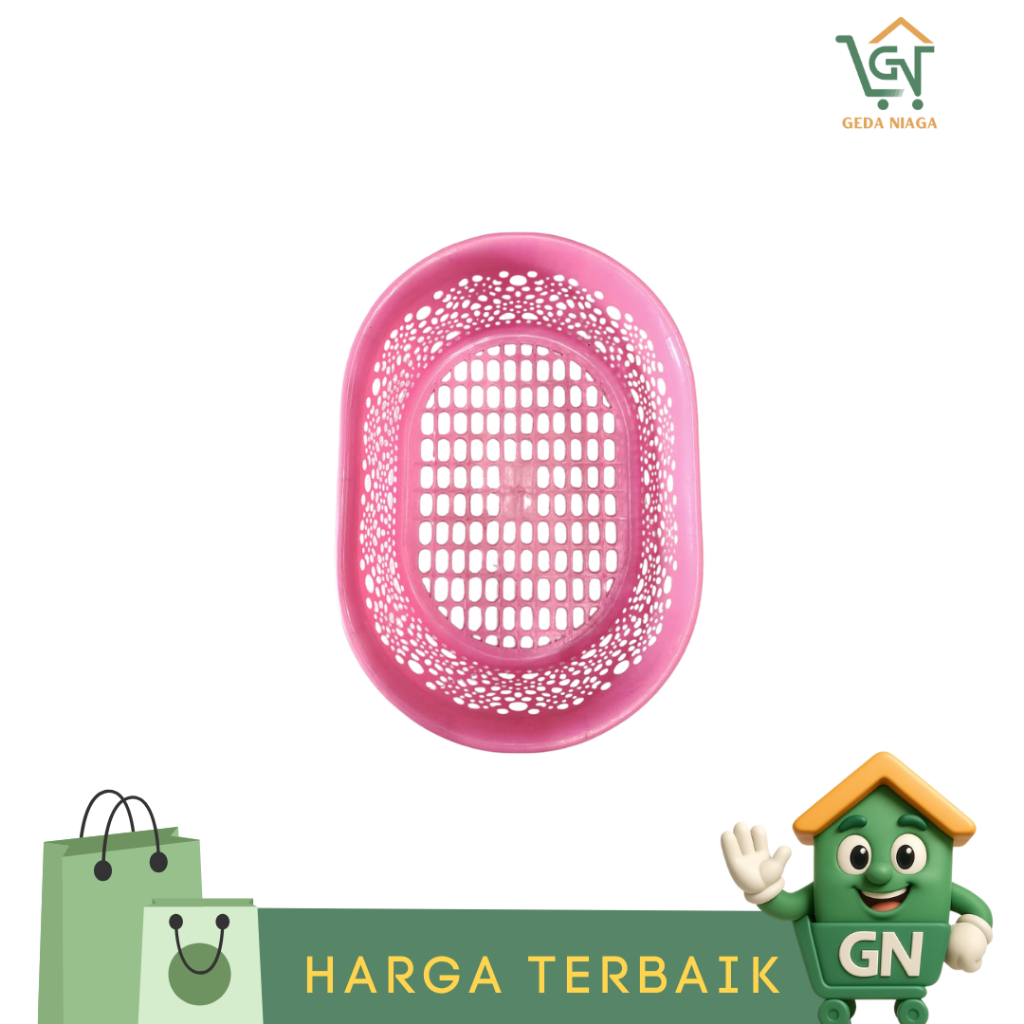 Keranjang Anyam Basket / Keranjang Serbaguna / Keranjang Segi Kecil / Keranjang Plastik