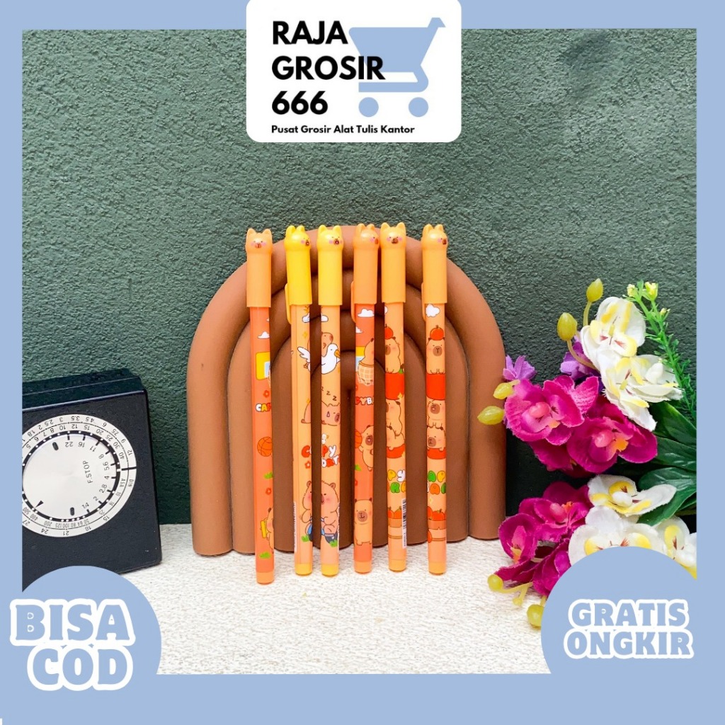 

PULPEN STANDAR KUPING CAPYBARA PG-2017 PEN LUCU IMUT KADO UNIK SOUVERNIR