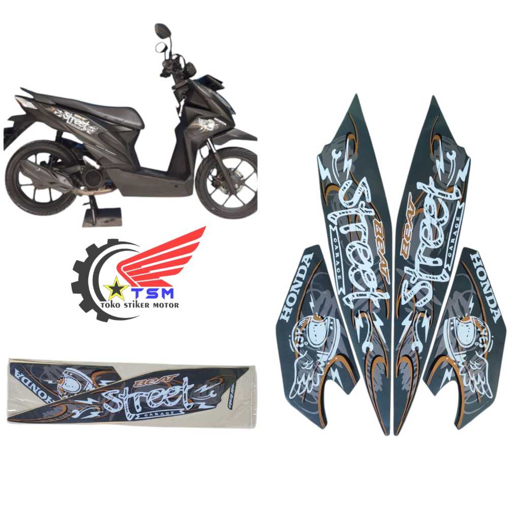 STIKER STRIPING STANDART HONDA BEAT STREET 2022 | STIKER STRIPING BODY HONDA BEAT STREET 2022 | ORIG
