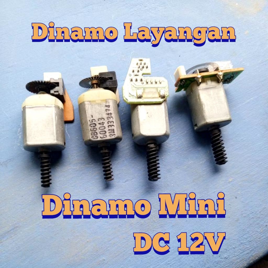 Dinamo LED Generator Layangan - Dinamo mini DC 12V 3000RPM