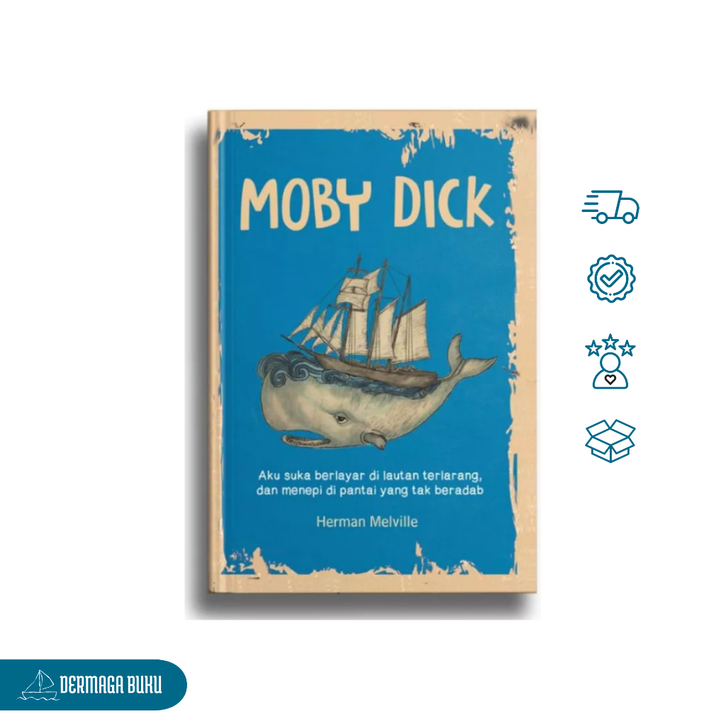 [Ori] Buku Novel Moby Dick - Herman Malville (Narasi)