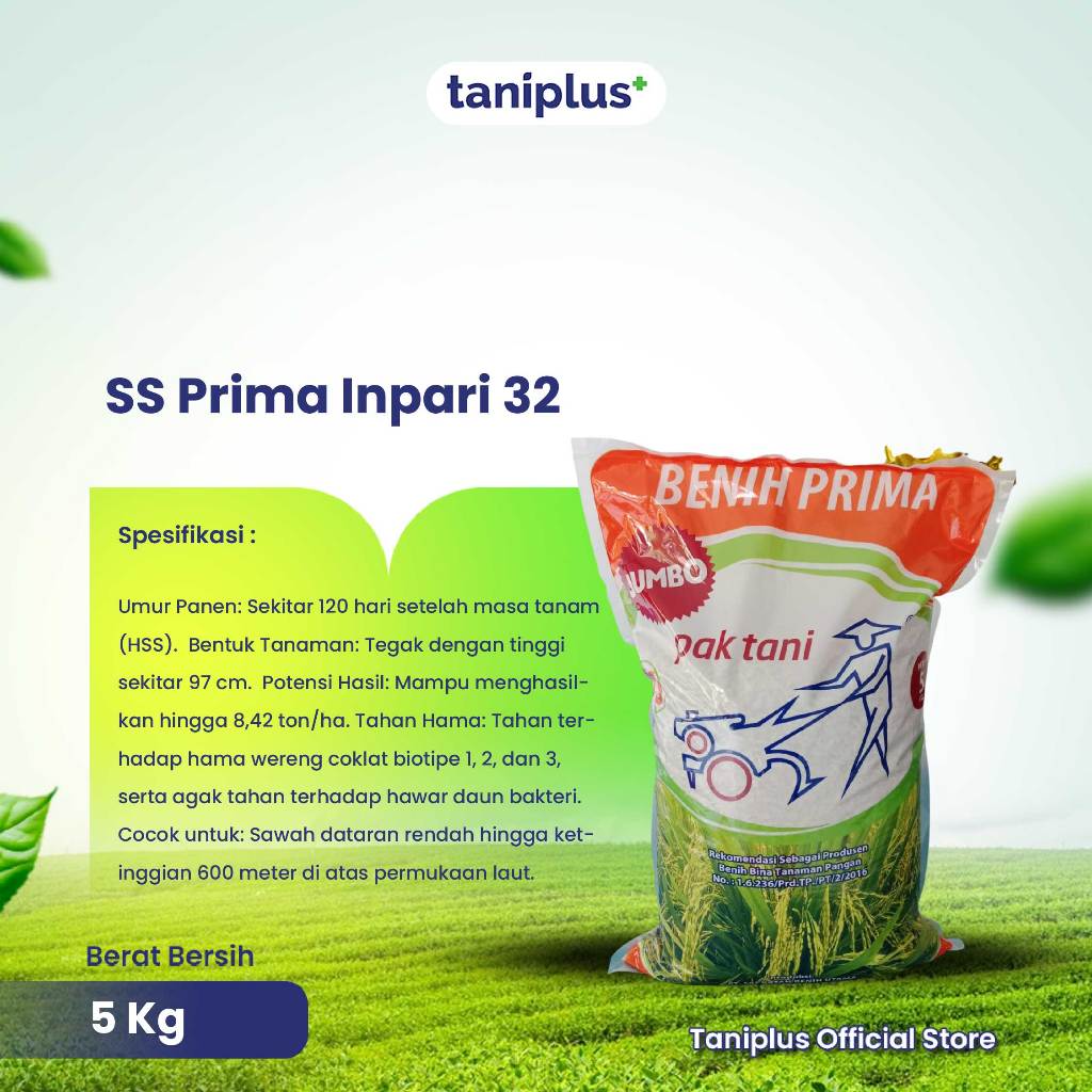 SS Prima Inpari 32 5 Kg - Benih Padi