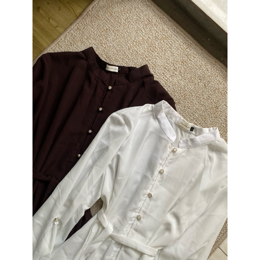 shafthelabel - One Set Tunik Outer | Tunik Hayya dan Rok | Atasan Wanita Muslim