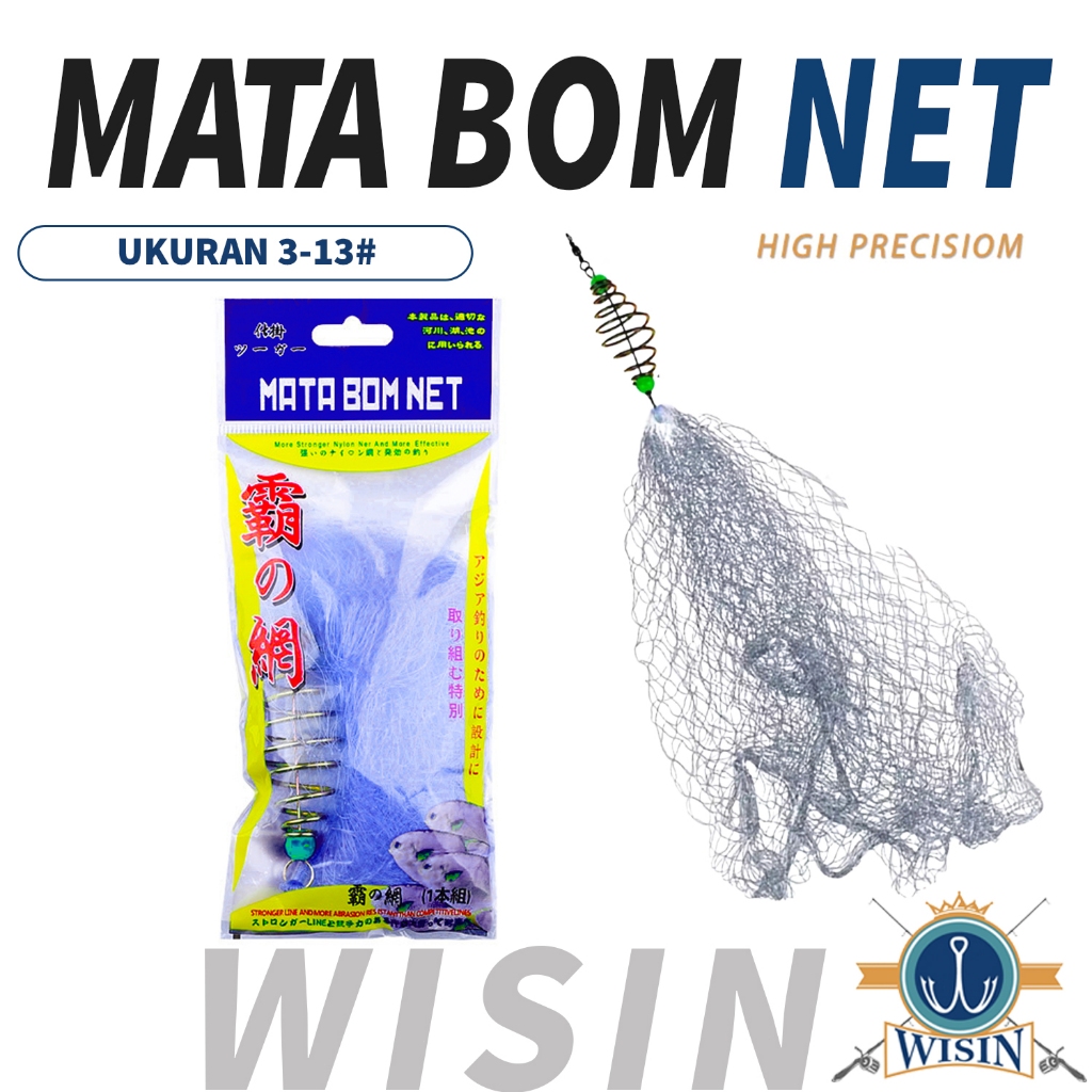 WISIN BOM NET JARING IKAN JARING BUBU BOM NET