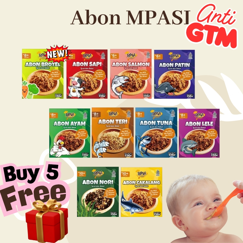 

BMA Abon MPASI BB Booster Bayi NON MSG Anti GTM 15g