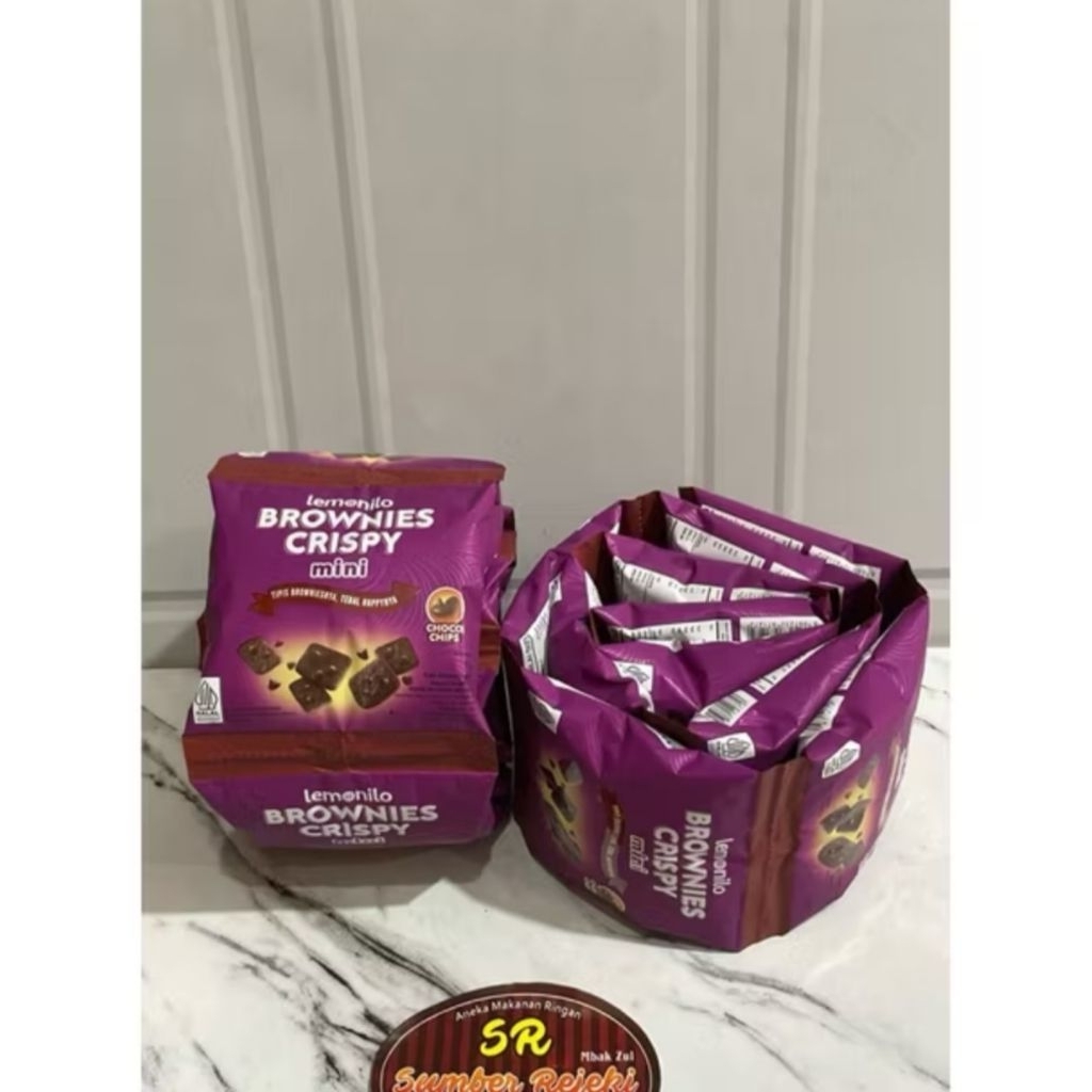 

BROWNIES CRISPY MINI RASA COKLAT ISI 10 BUNGKUS
