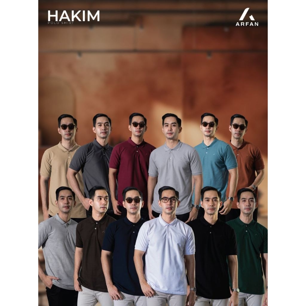 Hakim Polo Shirt Kaos Berkerah Pria by Arfan