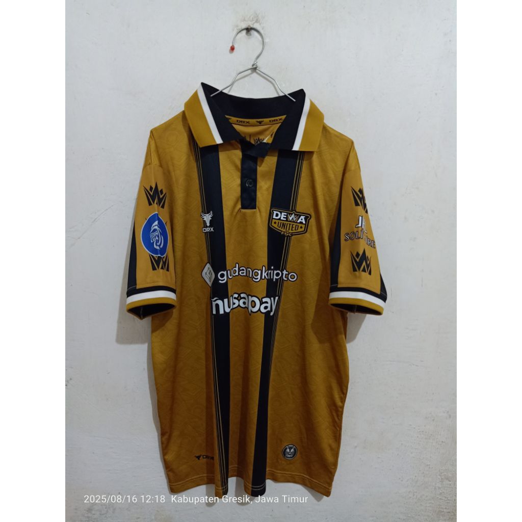 Jersey Dewa United Home Liga 2023 2024 Original MATCHWORN DRX ALTA BALLAH