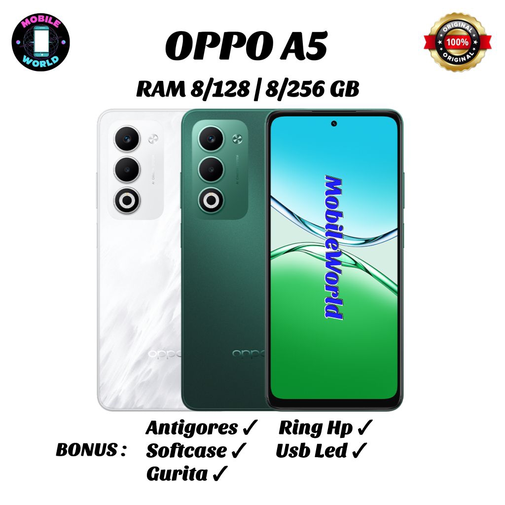 OPPO A5 NFC RAM 8/128 | 8/256 GB GARANSI RESMI OPPO