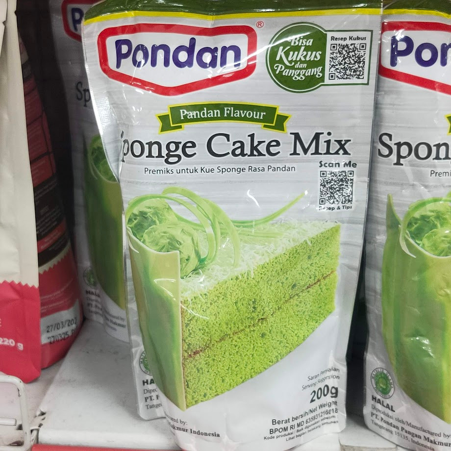 

PONDAN Sponge Cake Mix rasa Pandan 200gr