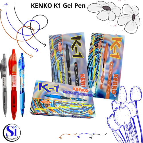 

Kenko Ballpoint K1 GEL 0.5mm/Kenko Bulpen GEL K1 0.5mm/Pulpen GEL Kenko K1 0.5mm