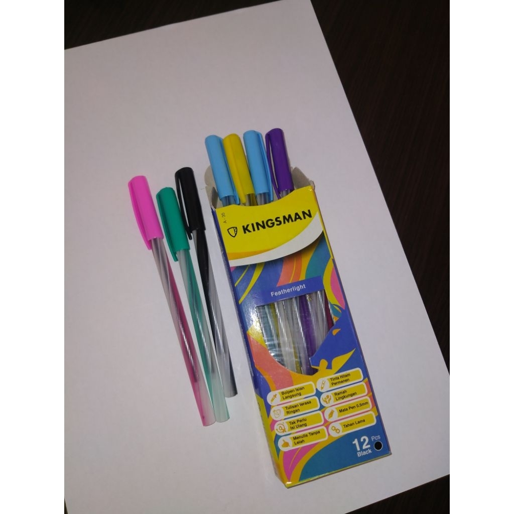 

ballpoint/polpen Kingsman isi 12 (1dos)