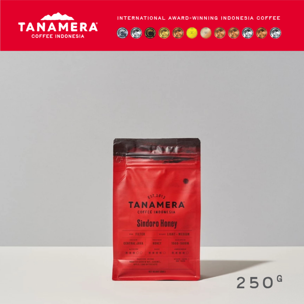 

TANAMERA COFFEE – Sindoro Honey 250g