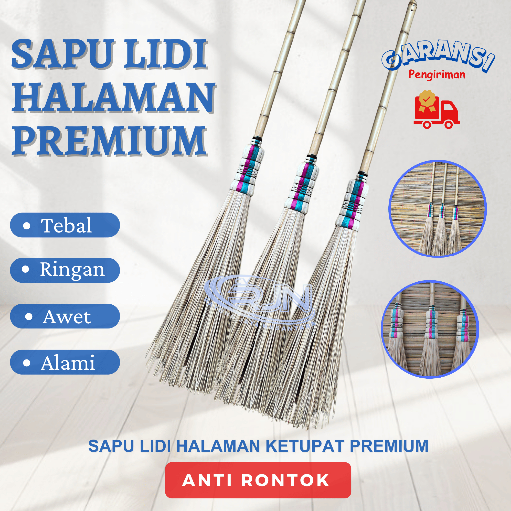 SAPU LIDI HALAMAN PREMIUM ANTI PATAH [HALAMAN]