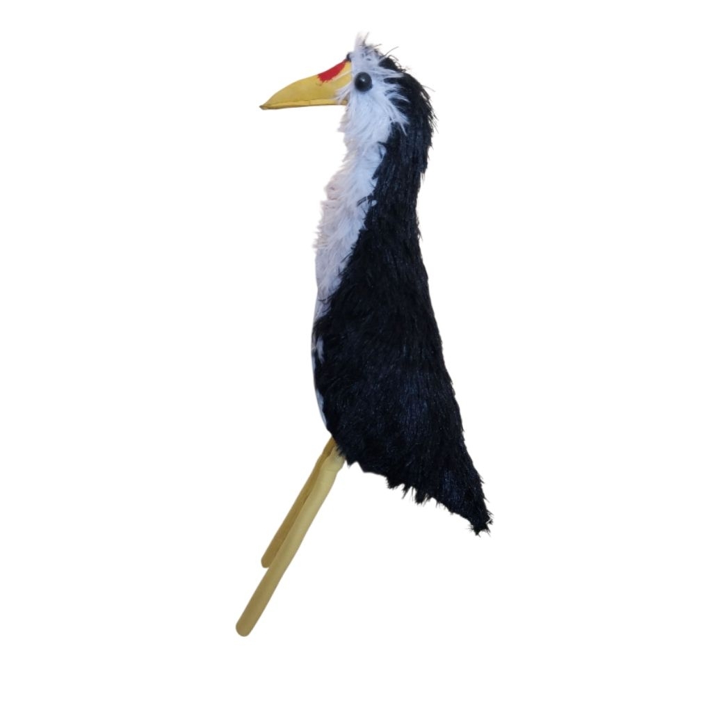 PATUNG JONTROT RUAK RUAK BULU/BONEKA BURUNG RUAK RUAK