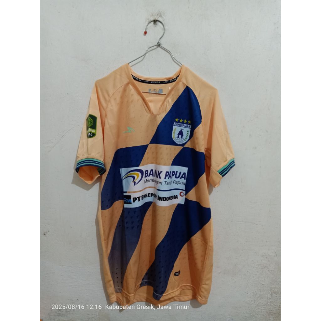 Jersey Persipura Jayapura Kiper Home Liga 2 2024 2025 Original Specs