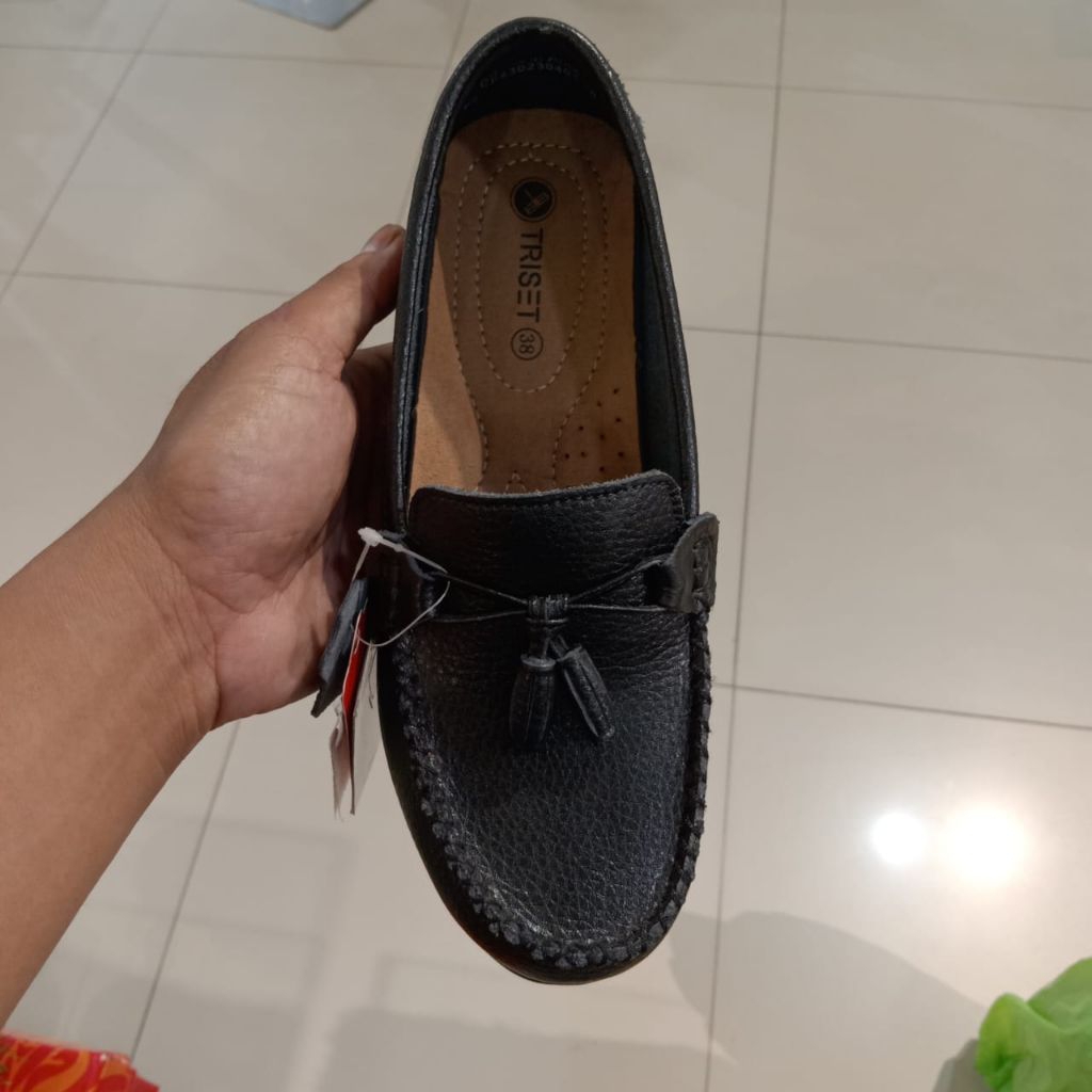 TRISET SEPATU KULIT WANITA ORIGINAL