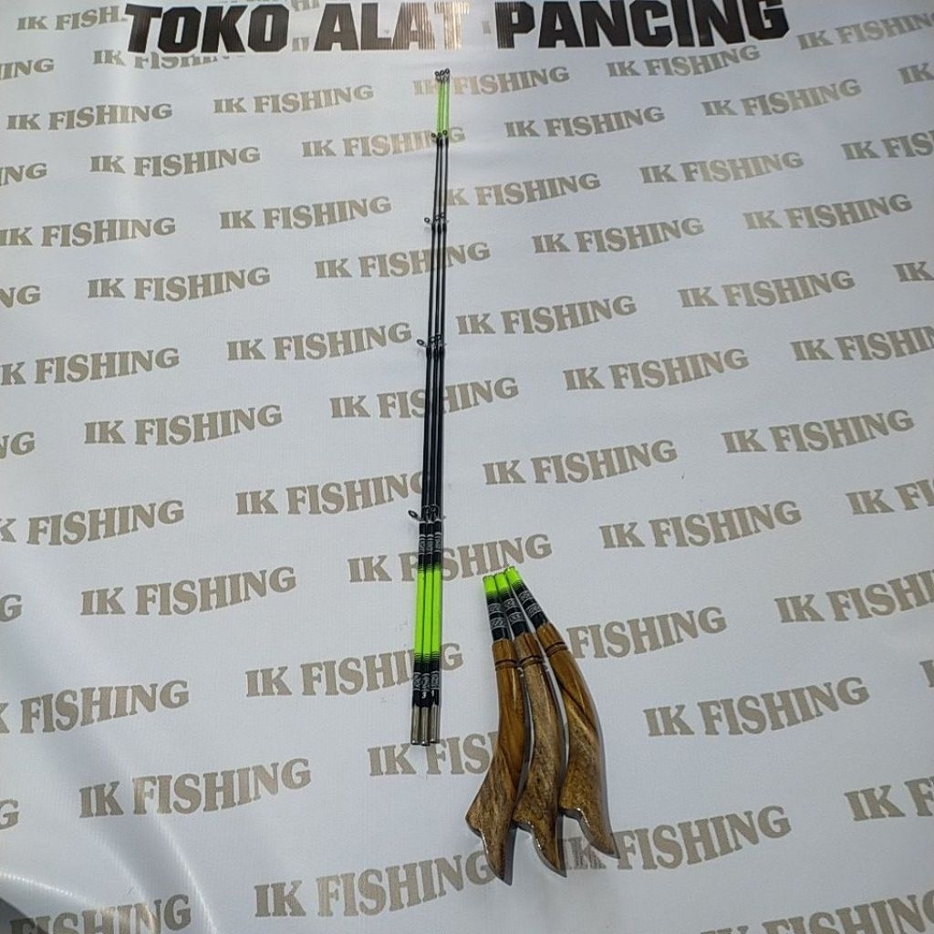 joran timbang set 3 ,joran pancing cabut pahul