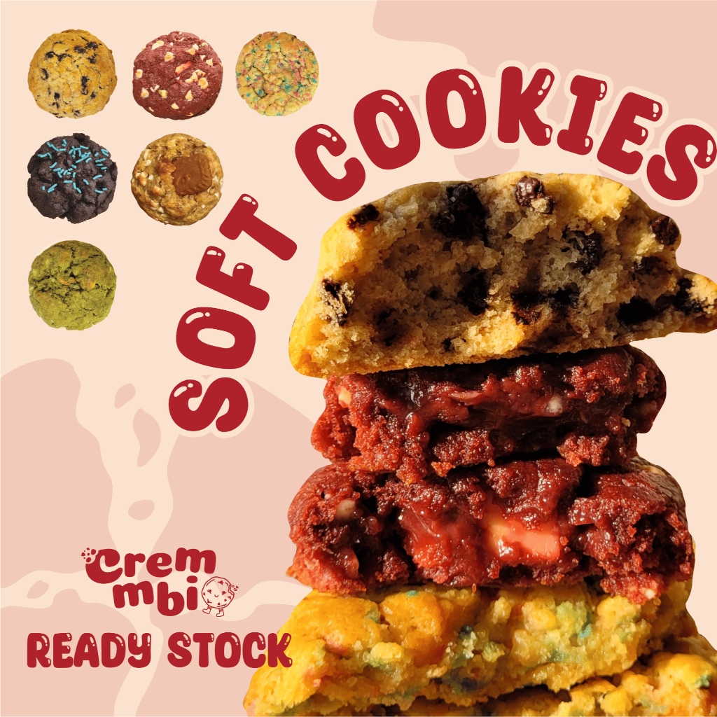 

Cremmbi Soft Cookies All Varian Ready
