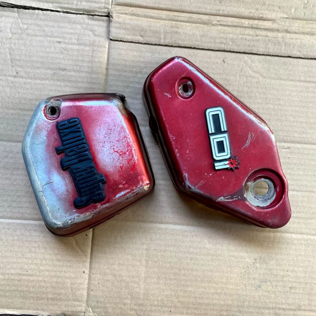 Cover Tutup Aki Box Aki Accu Tepong Aki Yamaha V80 Robot Super Deluxe Exellent Original